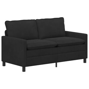 vidaXL Sofa Black 156 x 81 x 87.5 cm Velvet