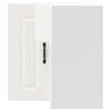 vidaXL Kitchen Wall Corner Cabinet Kalmar High Gloss White Engineered Wood