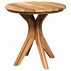 vidaXL Side Table Brown 55 x 55 x 51 cm Solid Teak Wood