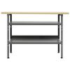 vidaXL Workbench Grey 120x60x85 cm Steel