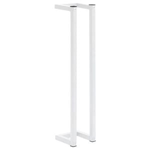 vidaXL Towel Rack | White | Steel | Standard Size | Modern | Towel Rack