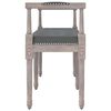 vidaXL Bench Dark Grey 110x40x70 cm Fabric