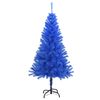 vidaXL Artificial Christmas Tree with Stand Blue 120 cm PVC