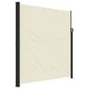 vidaXL Retractable Side Awning Cream 220x600 cm