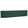 vidaXL Garden Raised Bed Green 400 x 80 x 81 cm Steel