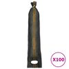 vidaXL Sandbags 100 pcs Dark Green 103x25 cm HDPE