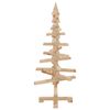 vidaXL Wooden Christmas Tree for Decoration 90 cm Solid Wood Pine