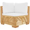 vidaXL 8 Piece Garden Lounge Set with Cushions Solid Wood Teak
