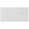 vidaXL Bathroom Furniture Set White Engineered Wood