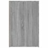 vidaXL Desk Grey Sonoma 100x49x75 cm Engineered Wood