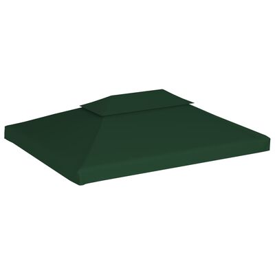 vidaXL Gazebo Cover Canopy Replacement 310 g / m² Green 3 x 4 m