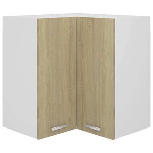 vidaXL Hanging Corner Cabinet "Lyon" Sonoma Oak 57x57x60 cm