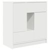 vidaXL Sideboard with Drawers and Doors White 70.5x34x74.5 cm