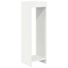 vidaXL Plant Stand 2 pcs White 30 x 30 x 100 cm Engineered Wood