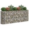 vidaXL Gabion Raised Bed Galvanised Iron 260x50x100 cm