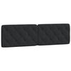 vidaXL Headboard Cushion Black 180 cm Velvet