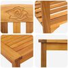 vidaXL Garden Rose Lounge Set 3 pcs Natural Solid Acacia Wood