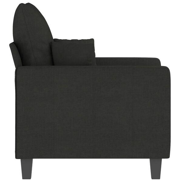 vidaXL Sofa Chair Black 60 cm Fabric