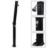 vidaXL Solar Shower | Black | UV-resistant PVC | Large | Foldable