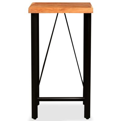 vidaXL Bar Table Solid Acacia Wood 60x60x107 cm