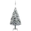 vidaXL Artificial Christmas Tree | Green | PVC | 210 cm tall