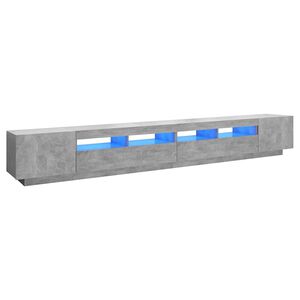 vidaXL TV Cabinet | Concrete grey | Engineered wood | Large | TV Cabinet
