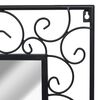vidaXL Wall Mirror Rectangular 50x80 cm Black