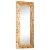 vidaXL Hand-Carved Mirror 110x50x2.5 cm Solid Mango Wood