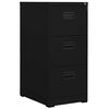 vidaXL Filing Cabinet Black 46x62x102.5 cm Steel