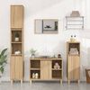 vidaXL Sink Cabinet Sonoma Oak 80x33x60 cm Engineered Wood