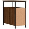 vidaXL Bedside Cabinet Brown Oak 30x60x60 cm Engineered Wood