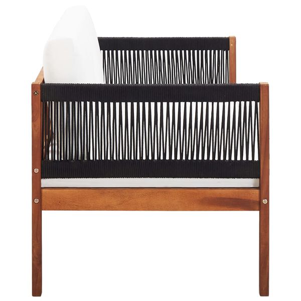 vidaXL Garden Sofa 2-Seater Solid Acacia Wood
