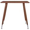 vidaXL Dining Table Brown 80.5x80.5x73 cm MDF