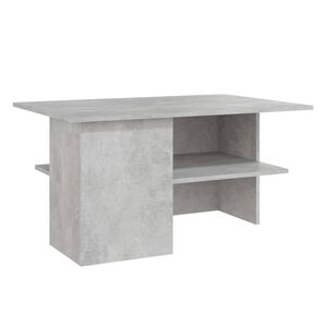 vidaXL Coffee Table Concrete Grey 90x60x46.5 cm Engineered Wood