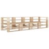 vidaXL Garden Pallet Sofa 4-Seater Wood