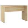 vidaXL Dressing Table Set with LED Sonoma Oak Engineered Wood