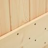 vidaXL Sliding Door with Hardware Set 80x210 cm Solid Wood Pine