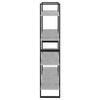 vidaXL 4-Tier Book Cabinet Concrete Grey 100x30x140 cm Engineered Wood