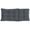 vidaXL Highback Chair Cushions 2 pcs Anthracite Oxford Fabric