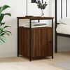 vidaXL Bedside Cabinet Brown Oak 40x42x60 cm Engineered Wood