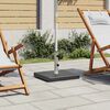 vidaXL Parasol Base Granite 28.5 kg Square Black