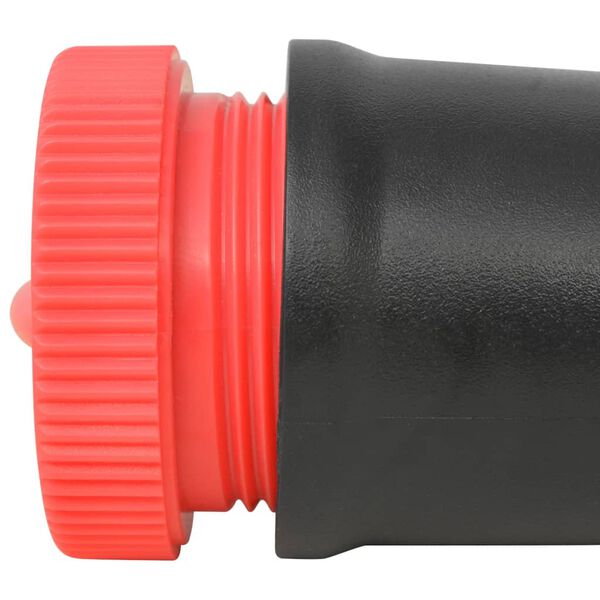 vidaXL Pinpointer Metal Detector Black and Red