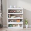 vidaXL Book Cabinet/Room Divider White 100x30x135 cm