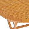 vidaXL 9 Piece Garden Dining Set Solid Teak Wood