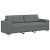 vidaXL 3-Seater Sofa Dark Grey 180 cm Fabric