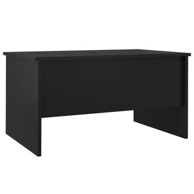 vidaXL Coffee Table Black 80x50x42.5 cm Engineered Wood