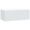 vidaXL Wall-Mounted TV Cabinet White 78.5 x 41 x 30 cm Engineered Wood