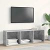 vidaXL Book Cabinet/TV Cabinet Concrete Grey 36x30x114 cm Engineered Wood