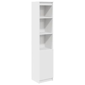 vidaXL Highboard White 37.5x35x180 cm Engineered Wood