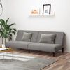 vidaXL 2-Seater Sofa Bed Light Grey Velvet
